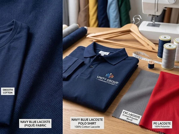 Bahan Lacoste Adalah: Jenis, Karakteristik & Kegunaan — Bahan lacoste adalah kain rajut pique dengan tekstur berpori (honeycomb) yang menjadi bahan khas polo shirt. Panduan …